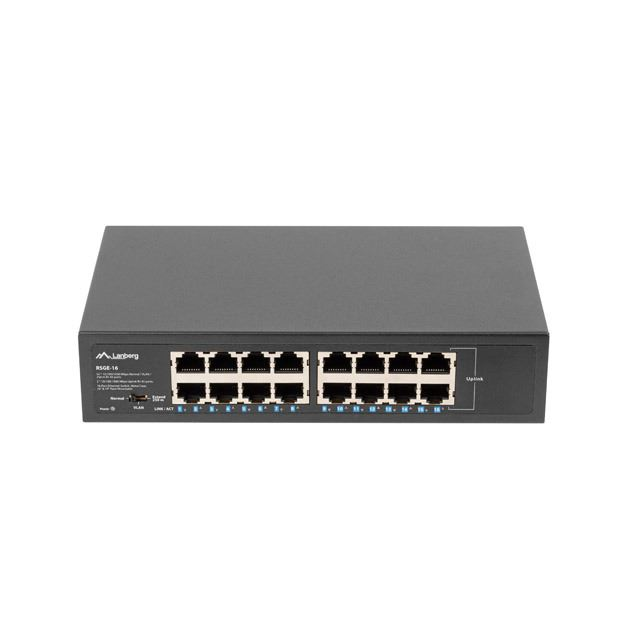 Lanberg Switch 16X1GB Gigabit Ethernet rack RSGE-16 (RSGE-16)