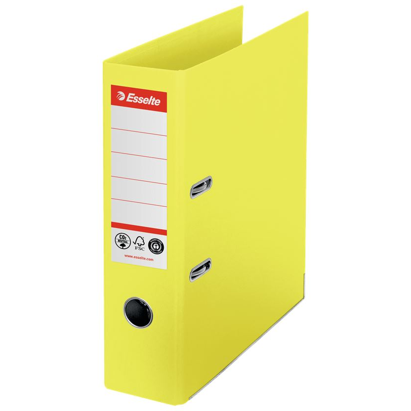 Esselte No.1 környezetbarát iratrendező sárga (627566) (ess627566)