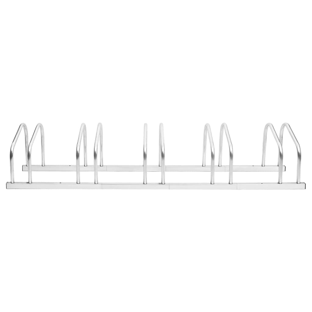 vidaxl horganyzott acél kerékpártároló 5 kerékpárhoz (154420)