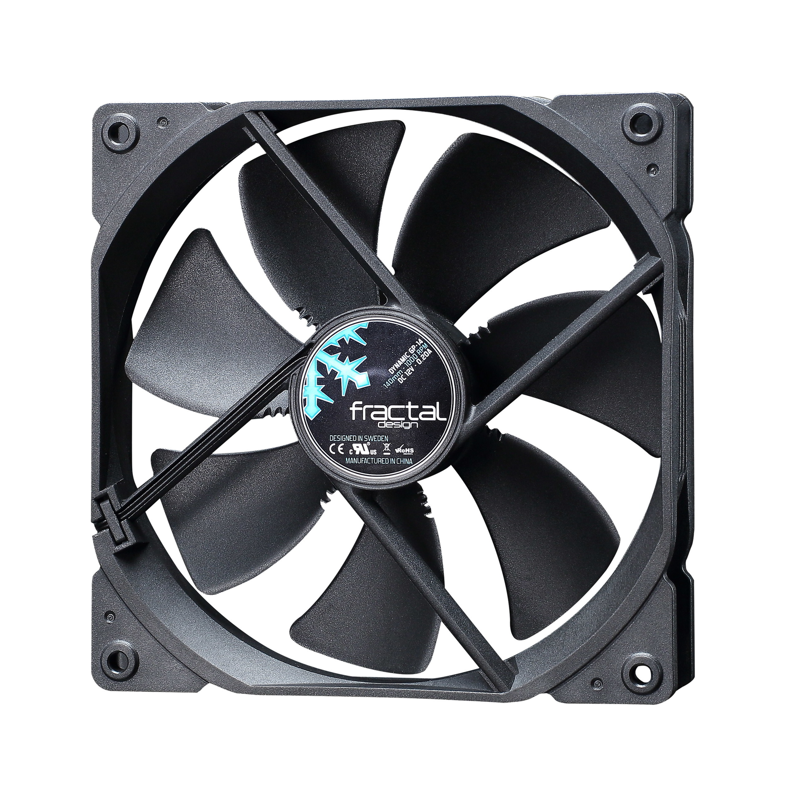 Ventilátor Fractal design 140 x 140 mm FD-FAN-DYN-GP14-WT (FD-FAN-DYN-GP14-WT)