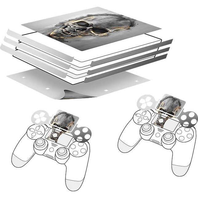 Speedlink PS4 Pro design matrica koponyás (SL-450700-SKULL) (SL-450700-SKULL)
