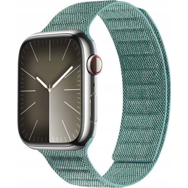  Crong Crong Melange - Pasek magnetyczny do Apple Watch 42/44/45/49 mm (turkusowy melanż)