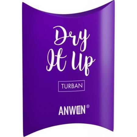 Anwen ANWEN_Dry It Up turban do włosów Czarny