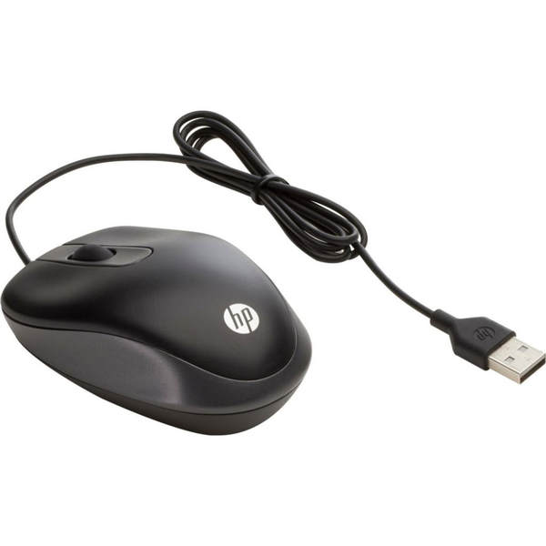 HP USB Travel Mouse мишка Двуличен USB Тип-A Оптически 1000 DPI