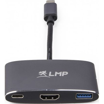 Adaptador Multipuerto De Carga Usb-c (m) A Hdmi [4kx2k] (f) Y Usb 3.0 (f) Y Usb-c, Gris Espacial