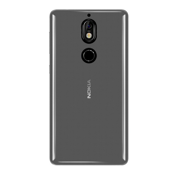 Szilikon telefonvédő (ultravékony) ÁTLÁTSZÓ [Nokia 7] (5996457745166)