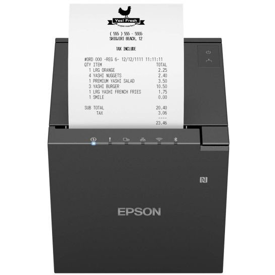 Epson TM-m30III-H 141A0 : Wi-Fi + Bluetooth Model, White, UK 203 x 203 DPI