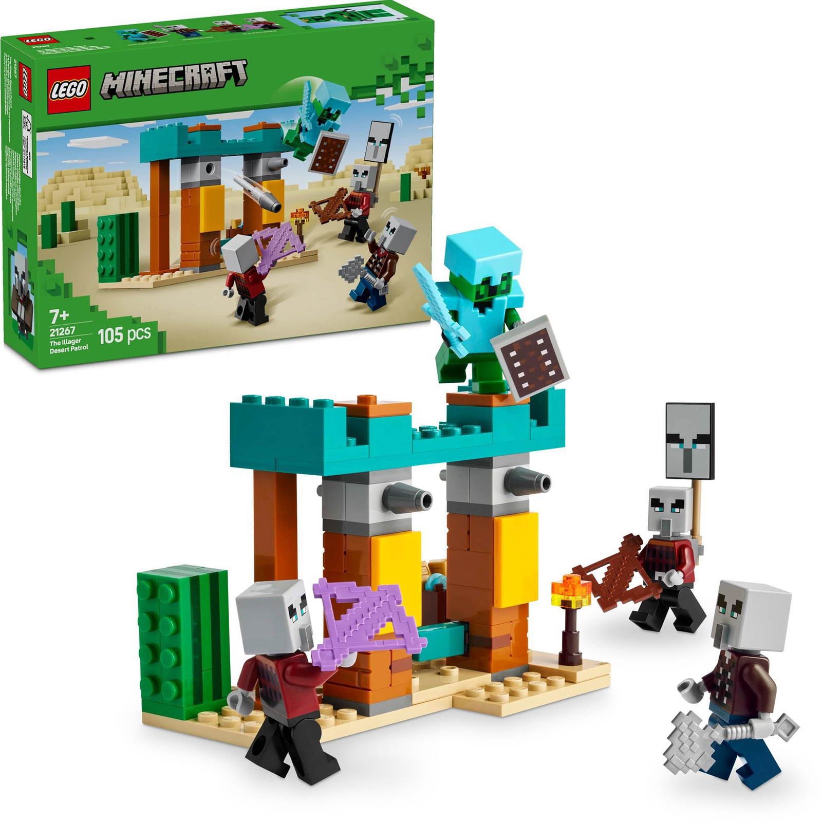 LEGO® Minecraft® Illagerek őrjárata a sivatagban 21267 (5702017815411)