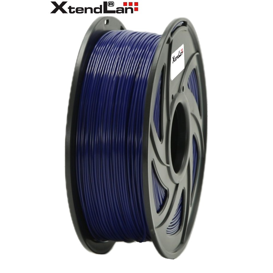 XtendLAN Filament PLA 1.75mm 1 kg - Kobalt kék (3DF-PLA1.75-DBL 1KG)
