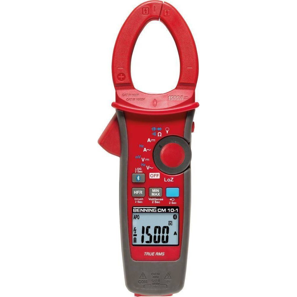 Benning CM 10-1 Lakatfogó digitális Adatgyűjtő CAT IV 600 V Kijelző (digitek): 6000 (BG044688)