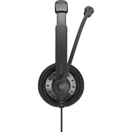 EPOS | SENNHEISER IMPACT SC 75 USB MS Slúchadlá s mikrofónom Kábel Pres hlavu Hovor / hudba USB Typ-A Čierna (1000635)