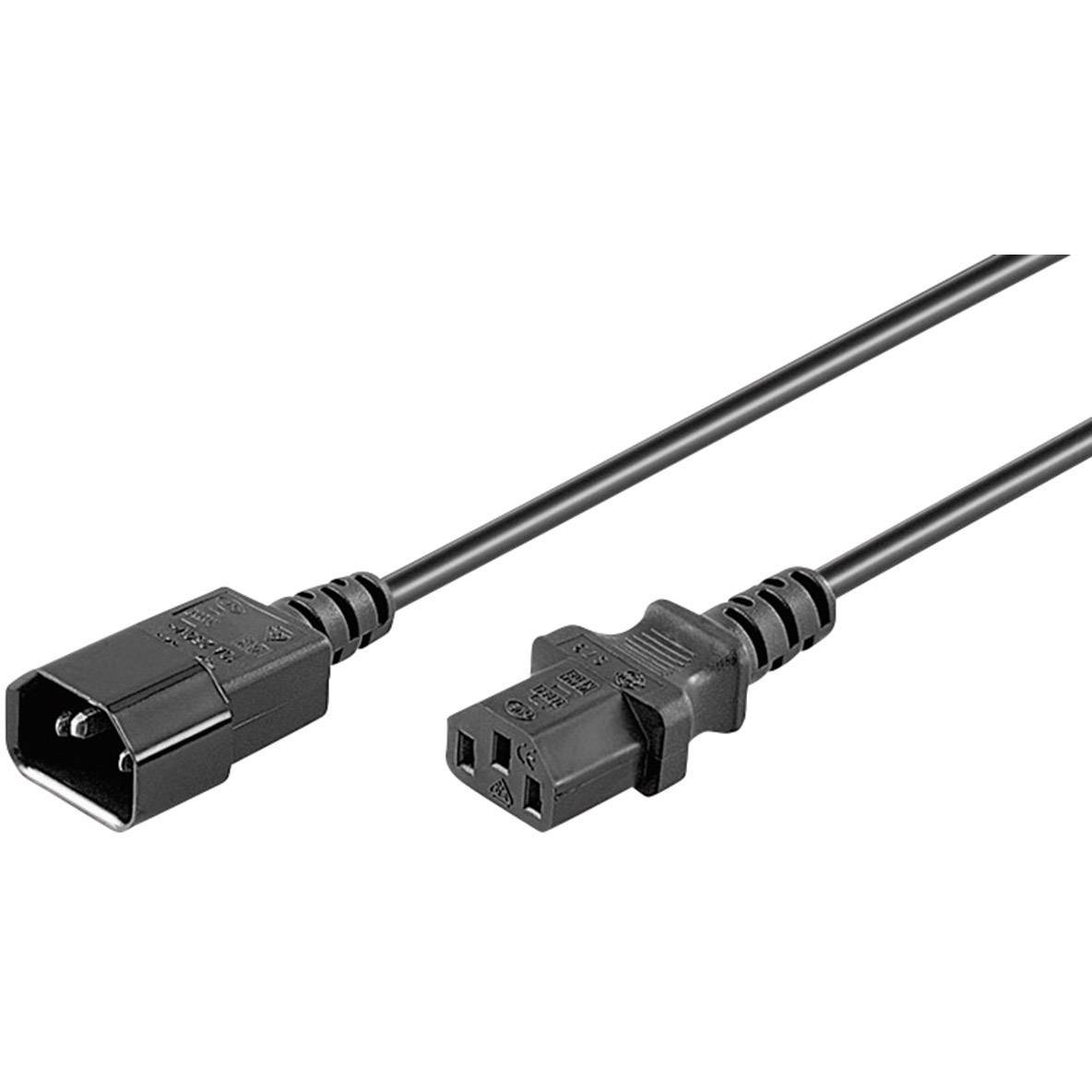 Goobay 95124 230V Tápkábel hosszabbító - 0,5m (95124)