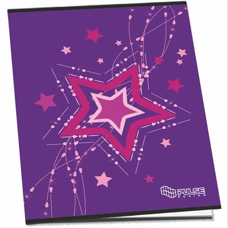 Pulse Girls 52 lapos A5 kockás füzet tűzött (220239)