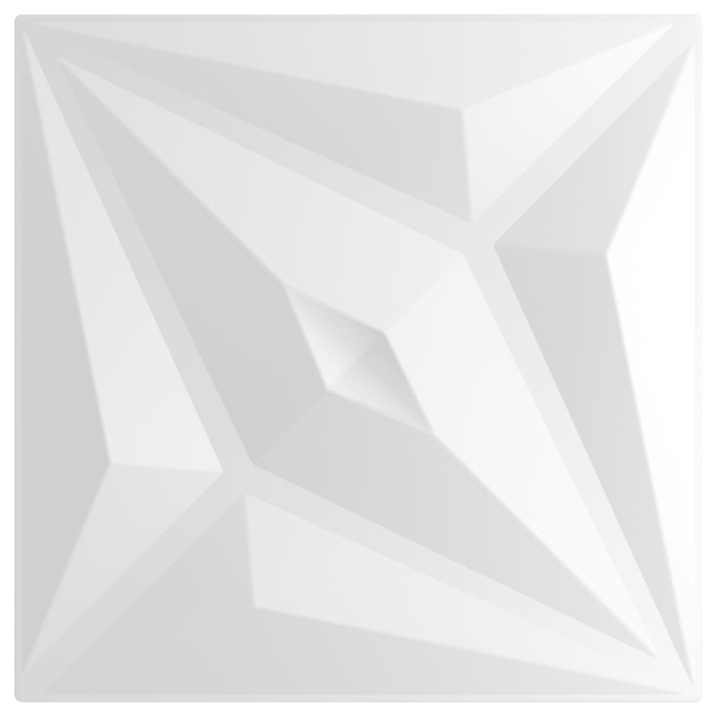 12 db fehér XPS csillagmintás fali panel 50 x 50 cm 3 m² (356931)