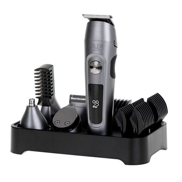 Комплект за грижа ADLER, 6 в 1, LCD дисплей, водоустойчив, време на работа 90 минути