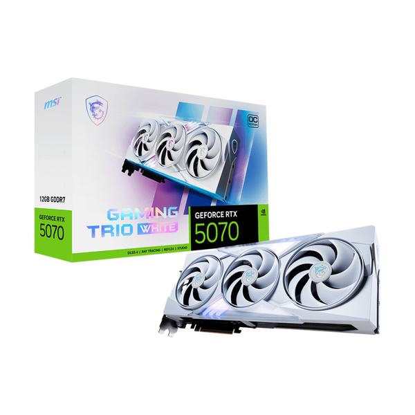 Grafická karta MSI GeForce RTX 4070 Gaming Trio OC White 12 GB DLSS 3
