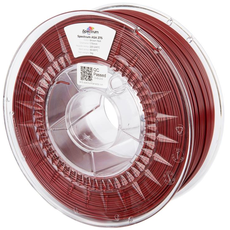 Spectrum ASA 275 1,75 mm, Brown Red, 1 kg (80852)
