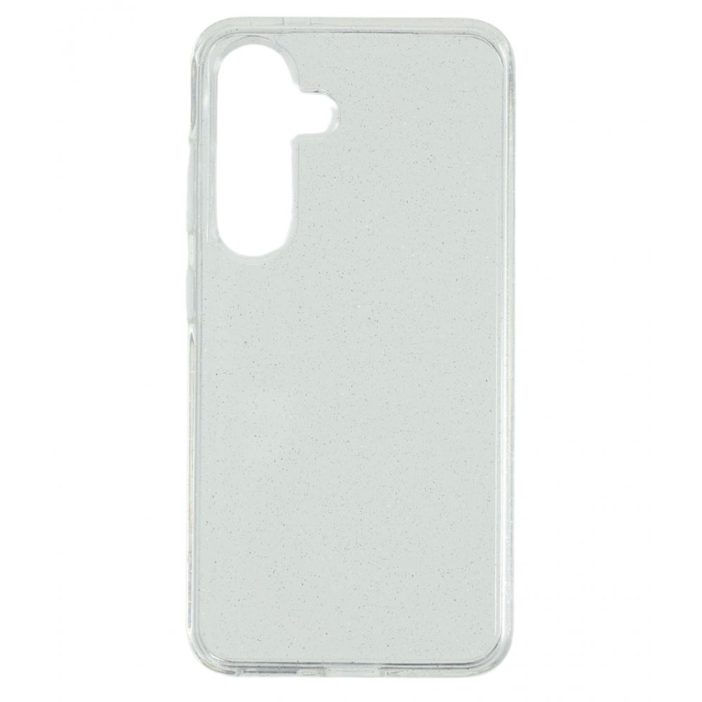 Cellect Samsung Galaxy S25 szilikon tok átlátszó csillámos (CEL-GLI-S25-TP) (CEL-GLI-S25-TP)