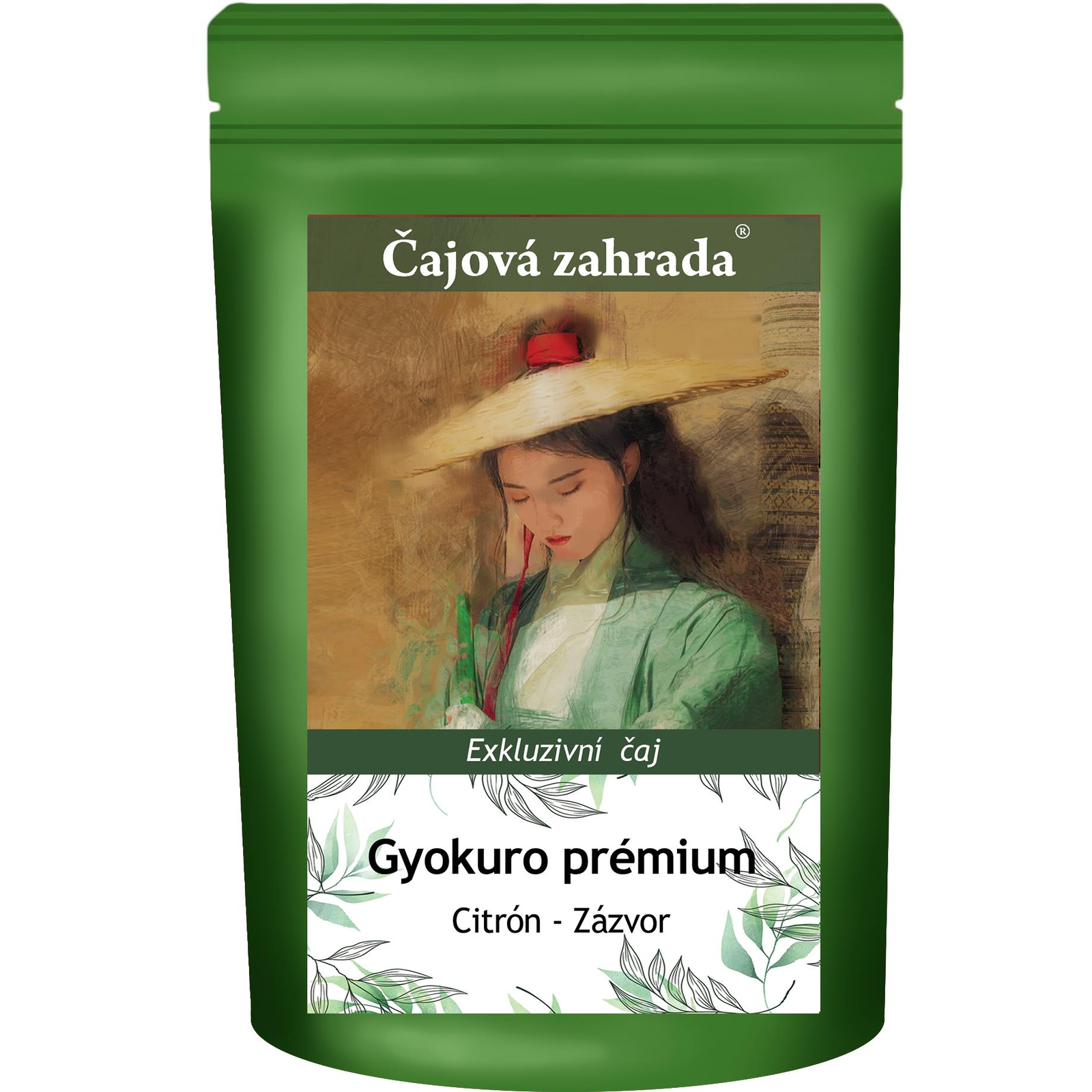 Tea Garden - Japan Gyokuro Premium - Ginger/Citron - green flavored tea, 50 g (04406)