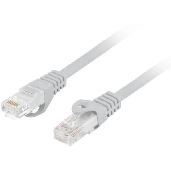 Patchcord Lanberg UTP kat.6 15 m LSZH CU fluke passed šedý