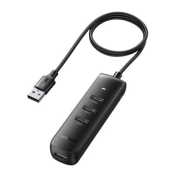Ugreen 10915 hálózati csatlakozó USB 3.2 Gen 1 (3.1 Gen 1) Type-A 5000 Mbit/s Fekete