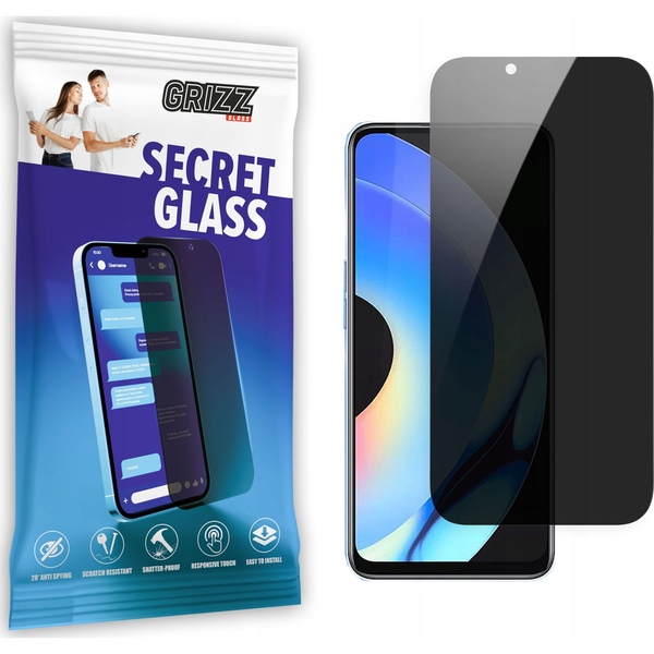  GrizzGlass Szkło prywatyzujące GrizzGlass SecretGlass Realme 10s
