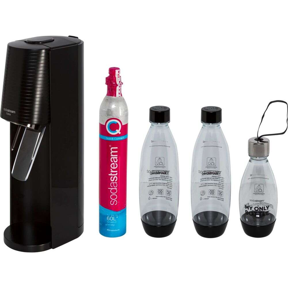 Sada SodaStream Terra čierna 4 el. (7290113767898)