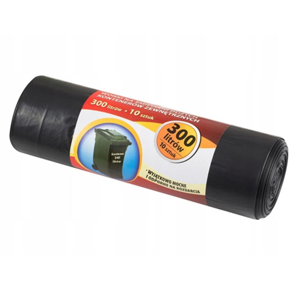 BRATEK ellenálló szemetes zsák 300 l, 10 db (5906731291562)