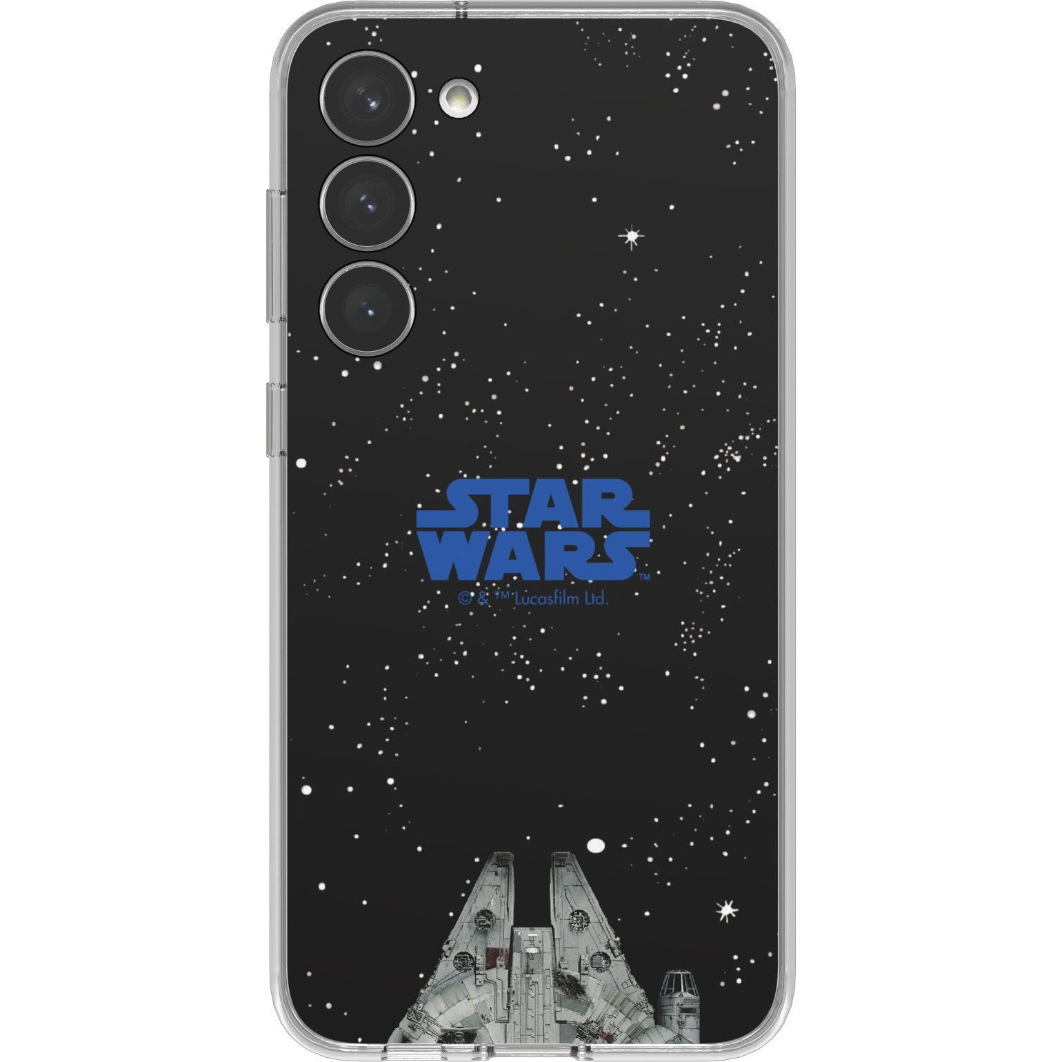 Samsung Galaxy S23+ StarWars Frame fekete tok (GP-TOS916SBABW)