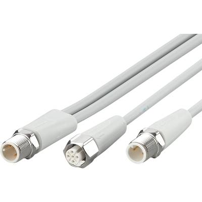 ifm Electronic EVF696 Összekötő vezeték Dugó, egyenes, Alj, egyenes 10 m Pólusszám: 3, 5 1 db