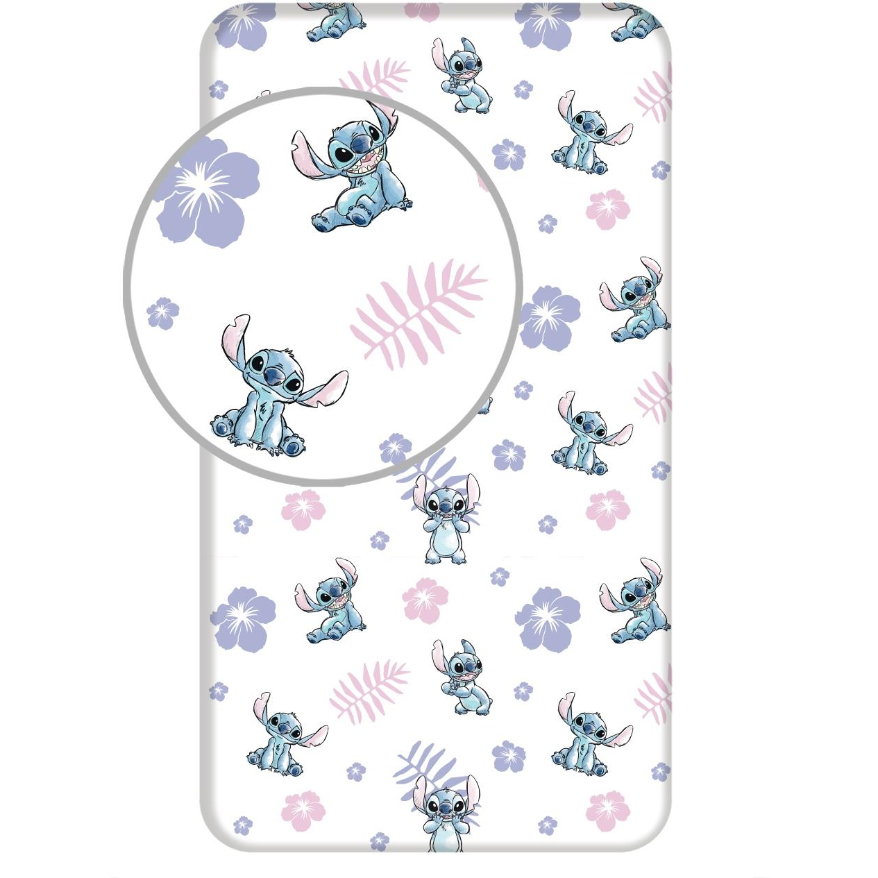 Jerry Fabrics Lilo and Stitch Sheet 90 × 200 × 25 cm (011153-PROSLILBIA)