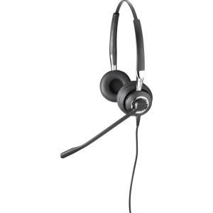 Jabra Biz 2400 II QD Duo UNC Ακουστικά Καλωδιωμένος (Ενσύρματος) Head-band Γραφείο/Τηλεφωνικό κέντρο Μαύρος (Μαύρο), Άργυρος