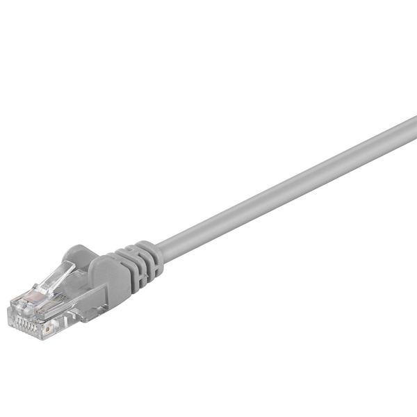 Techly 50m RJ45 Cat 5e sieťový kábel Šedá Cat5e U/UTP (UTP)