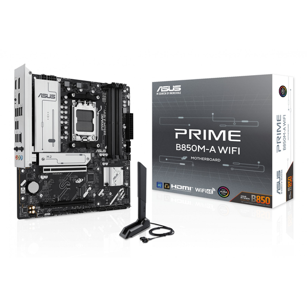 ASUS PRIME B850M-A WIFI AMD B850 Socket AM5 Micro ATX