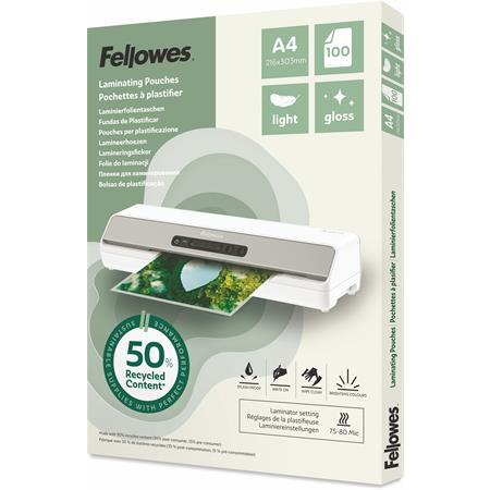 Fellowes 100142987 plastlomme 100 stk