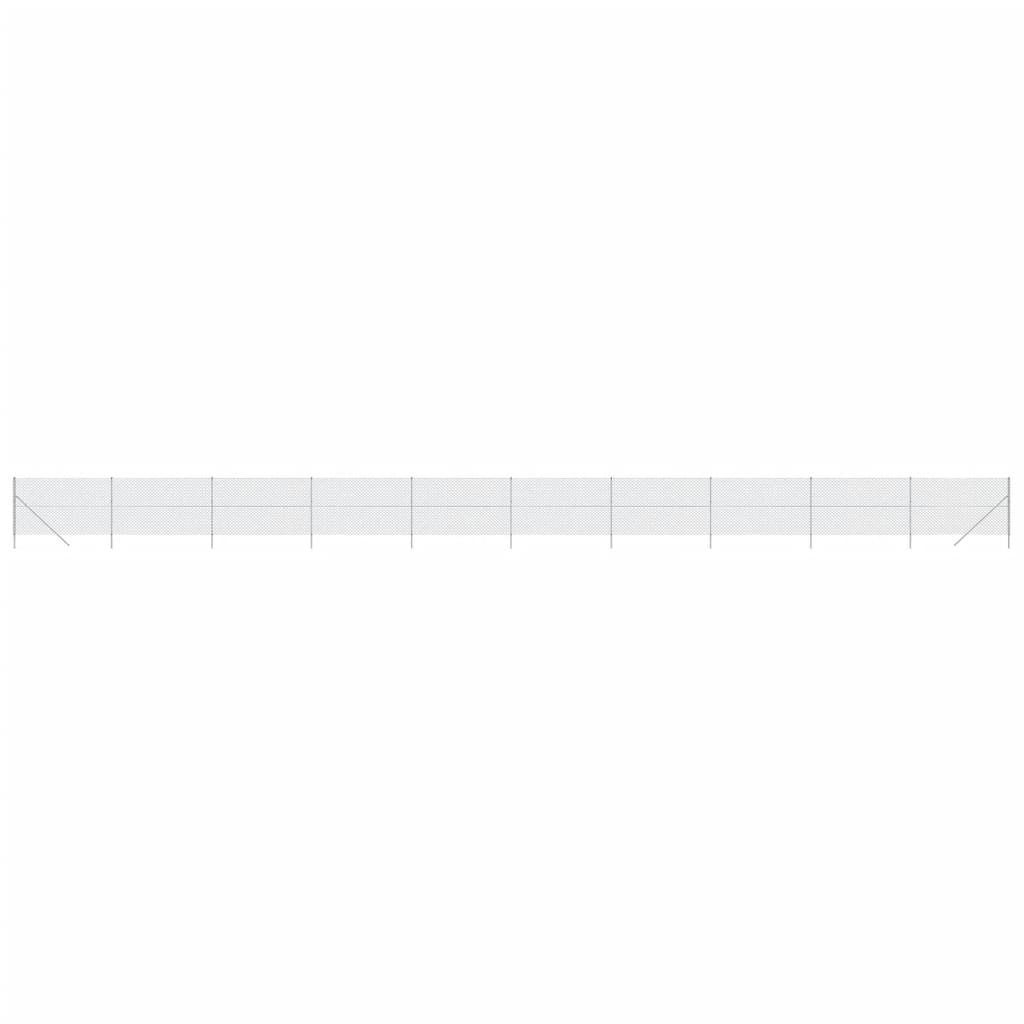 ezüstszínű drótkerítés 1,6 x 25 m (154012)