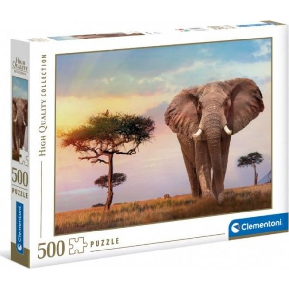 Clementoni African Sunset Puzzle 500 kusov Zvieratá