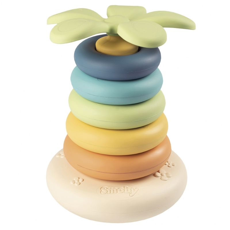 Little Smoby Green Színes gyűrűpiramis (7600140603)