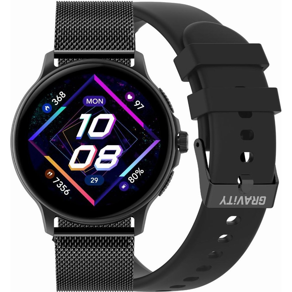 Gravity GT12-1 Okosóra 1.43" AMOLED Bluetooth Hívás IP68 (GT12-1)