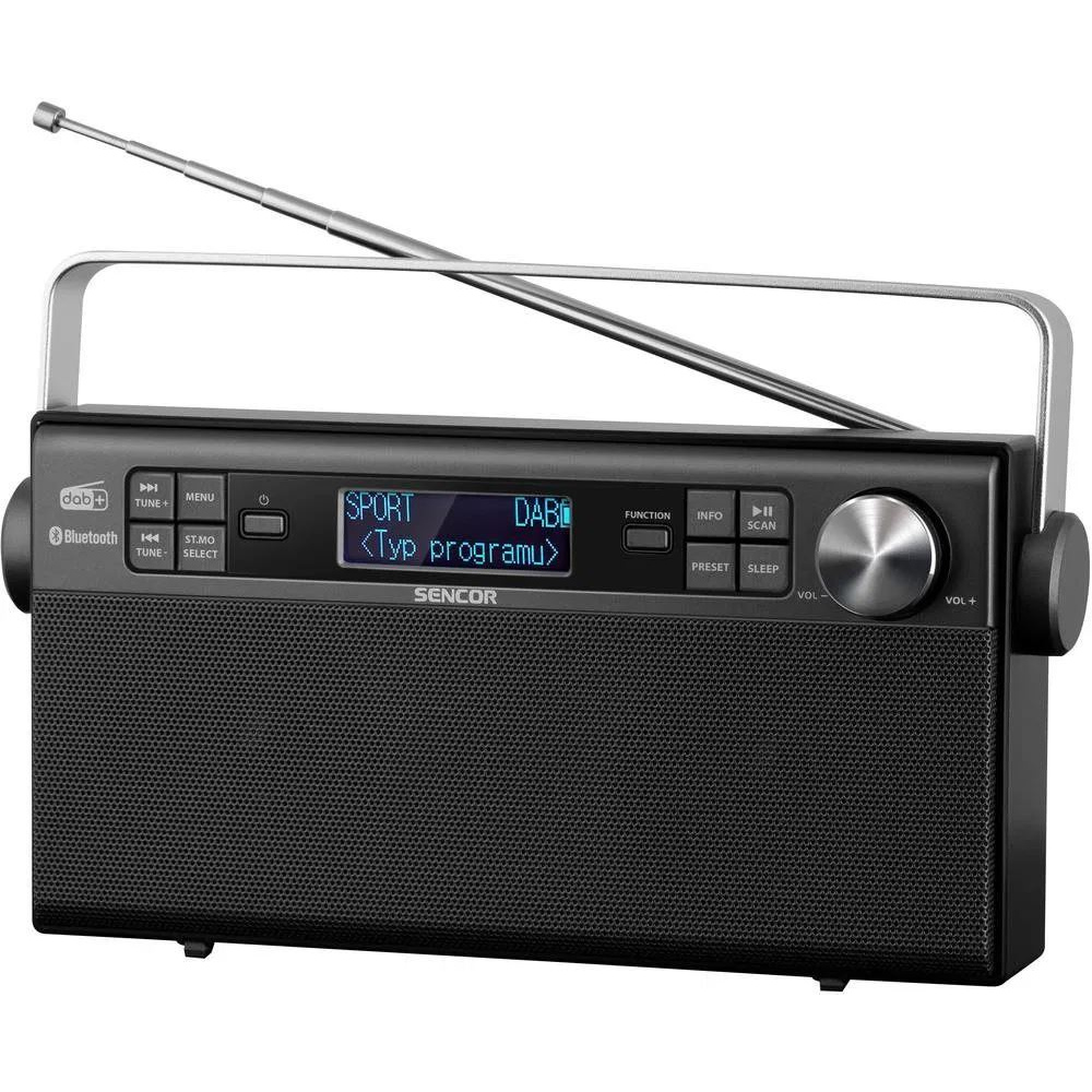 Sencor SRD 7800 DAB/FM rádió fekete (SRD 7800)