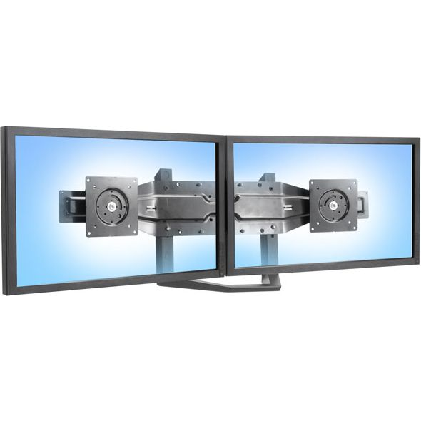 DUAL MONITOR & HANDLE KIT BLACK MONITOR MOUNT ACCS F/2 DISPLAYS (97-718-009)
