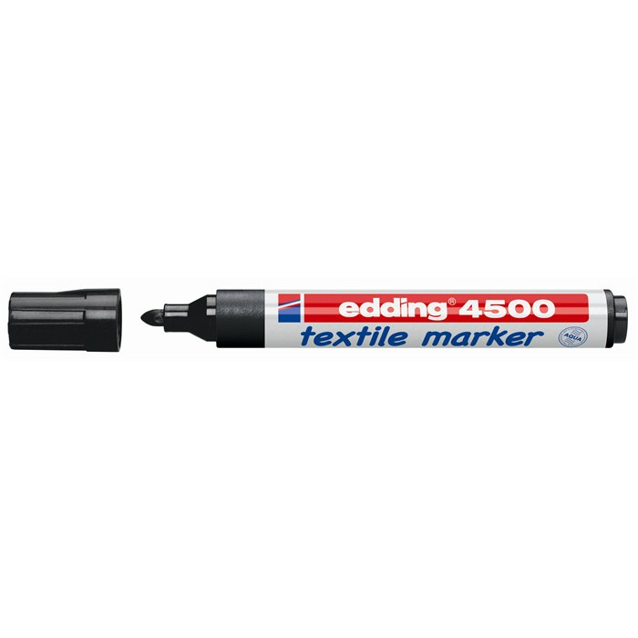 Edding 4500 2-3mm Textilmarker - Fekete (7580039001)