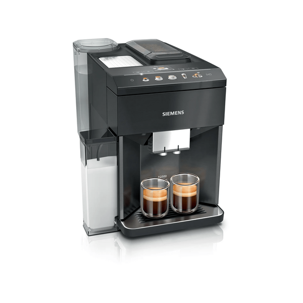 Siemens EQ500 TQ518RX3 automata espresso kávéfőző, sötét inox