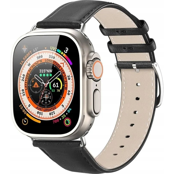 Apple Watch Series 10 46mm Dux Ducis Ys Pótszíj Egyedi Méret, Állítható, Fekete