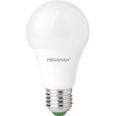 Megaman MM21127 LED EEK F (A - G) E27 Izzólámpa forma 9 W = 60 W Melegfehér (Ø x H) 60 mm x 110 mm Dimmelhető 1 db (MM21127)