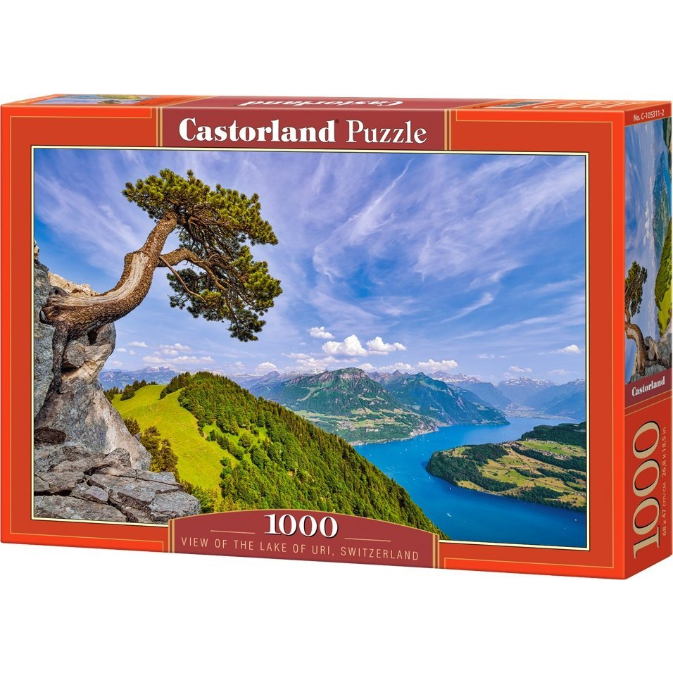 Castorland 1000 Db-Os Puzzle - View Of The Lake Of Uri - Switzerland (C-105311) (5904438105311)