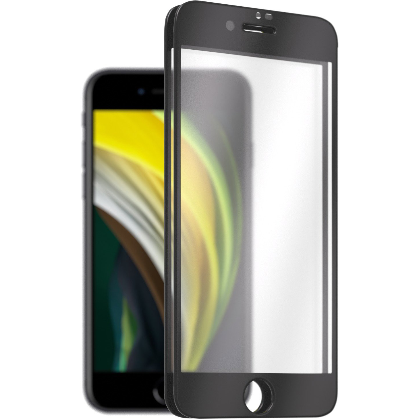 AlzaGuard FullCover Glass iPhone 7 / 8 / SE 2020 / SE 2022 2.5D üvegfólia - 2db (AGD-TGB0003P2)