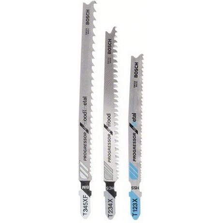 Bosch 2 607 010 515 lombfűrész, kanyarítófűrész és szablyafűrész lap Lombfűrész penge 3 db (2607010515)