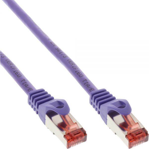 InLine 4043718123674 cavo di rete Viola 1,5 m Cat6 S/FTP (S-STP)