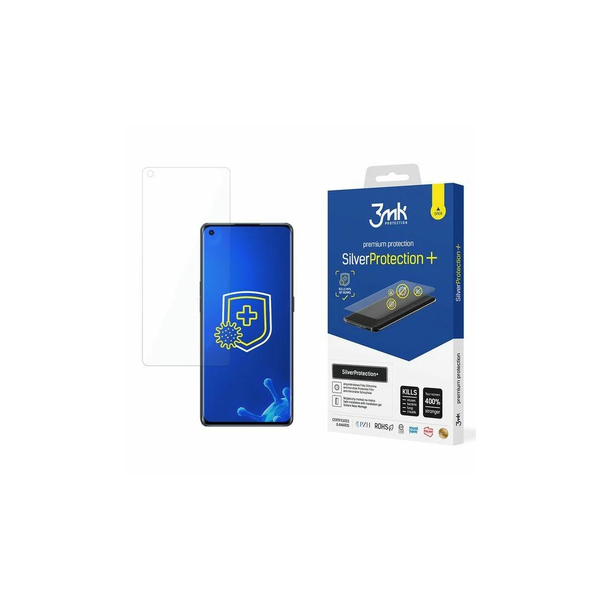 3MK Silver Protect+ Oppo Reno 6 Pro+ készülékhez 5GPENM00 Wet-Install antimikrobiális védőfólia